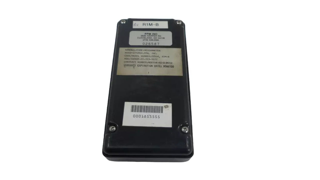 PPM R1M-B High-Precision Megohm Meter for Insulation Resistance Testing - ZYYKZ Test Equipment