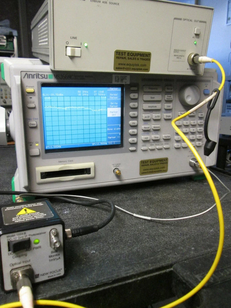 High-Speed Fiber-Optic Receiver 500-1630 nm 12 GHz FC Singlemode - ZYYKZ Test Equipment