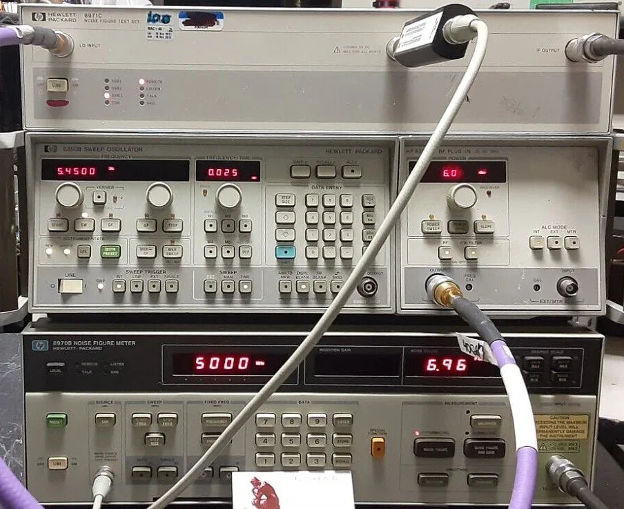 HP 8971C Noise Figure Test Set for RF and Microwave Measurements - ZYYKZ Test Equipment