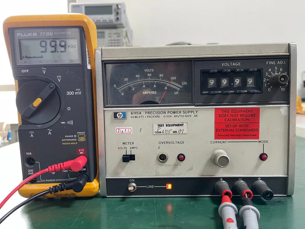 HP 6115A Precision Power Supply - 0-50V @ 0.8A, 50-100V @ 0.4A - ZYYKZ Test Equipment