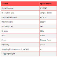 Load image into Gallery viewer, UNI-T UTi384G 384 Pro G-Series Thermal Imager