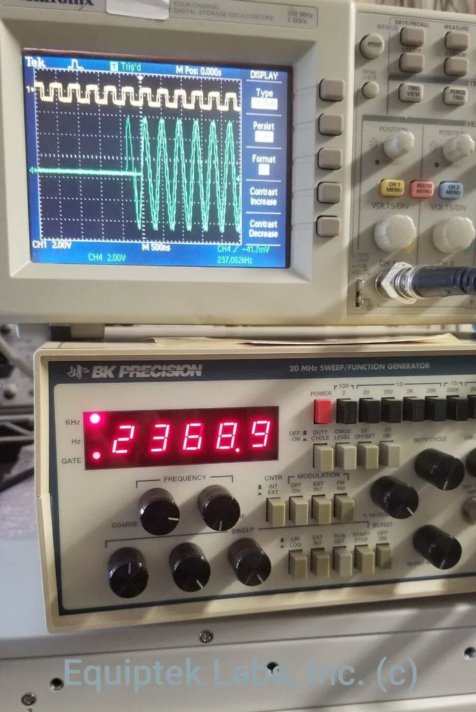 B&K Precision 20 MHz Sweep Function Generator with Variable Frequency - ZYYKZ Test Equipment