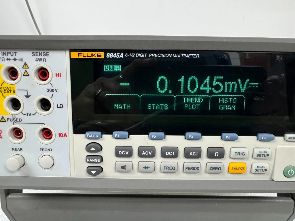 Fluke 8845A 6.5-Digit Precision True RMS Multimeter - ZYYKZ Test Equipment