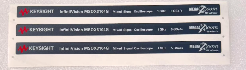 Keysight Label Nameplate for DSOX3014G, MSOX3104G, DSOX3104T, MSOX3104T