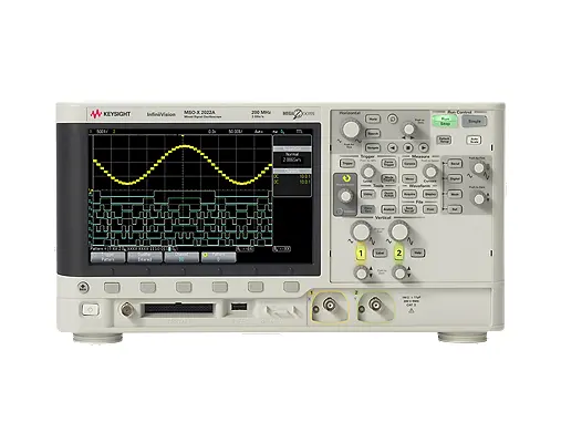 Keysight DSOX2002A InfiniiVision Oscilloscope - 70MHz, 2 Channels, 2 GSPS with Probes