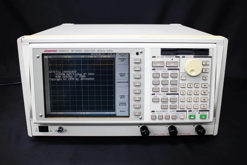 Advantest R3767CG/11 High-Precision Network Analyzer - ZYYKZ Test Equipment