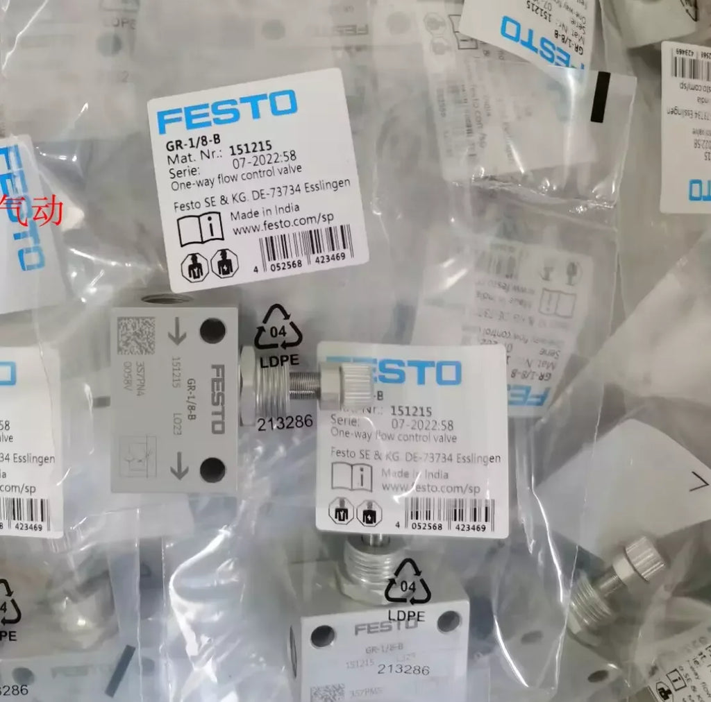 Festo GR-1/8-B 151215 Solenoid Valve – High-Performance Pneumatic Control - ZYYKZ Test Equipment