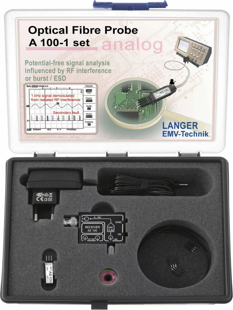 Langer EMV A100-1 Optical Fiber Probe Set - 1-Channel, 25 kHz EMC Probes
