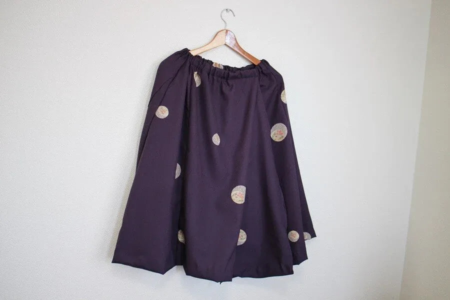 Handmade Kimono Remake Wrap-Around Skirt – Unique Vintage Style - ZYYKZ Test Equipment