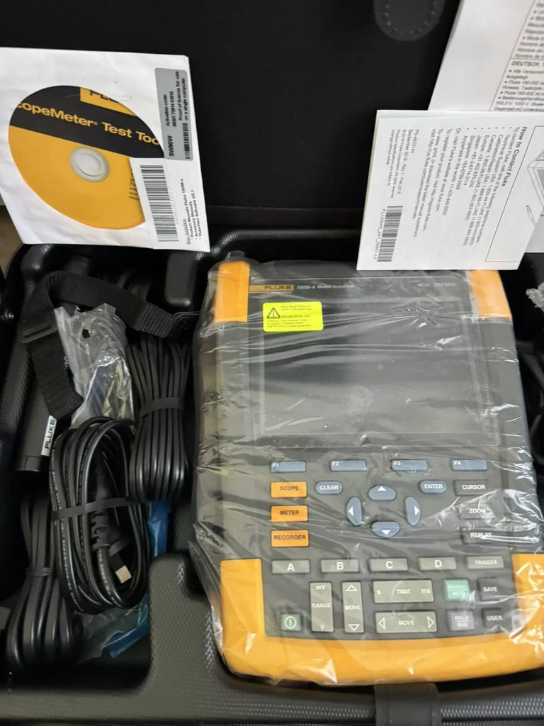 Fluke 190M-4 4-Channel 200 MHz Medical ScopeMeter Oscilloscope - ZYYKZ Test Equipment