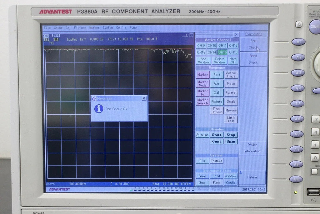 Rohde & Schwarz R3860A Vector Network Analyzer 1400-2010 MHz - ZYYKZ Test Equipment