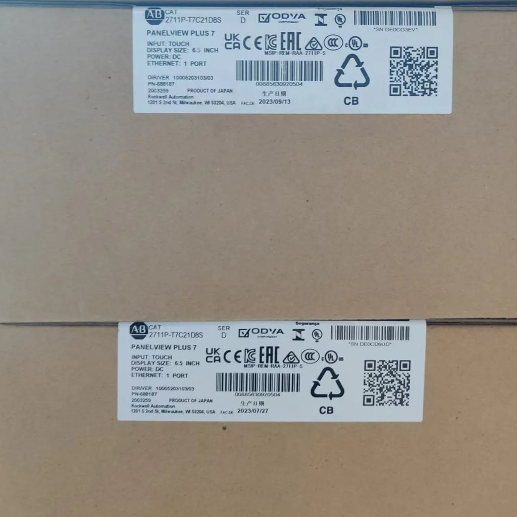 Allen-Bradley PanelView Plus 700 7" Touchscreen Operator Interface 2711P-T7C21D8S - ZYYKZ Test Equipment