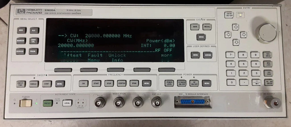 HP Synthesized RF Signal Generator 10 MHz – 20 GHz - ZYYKZ Test Equipment