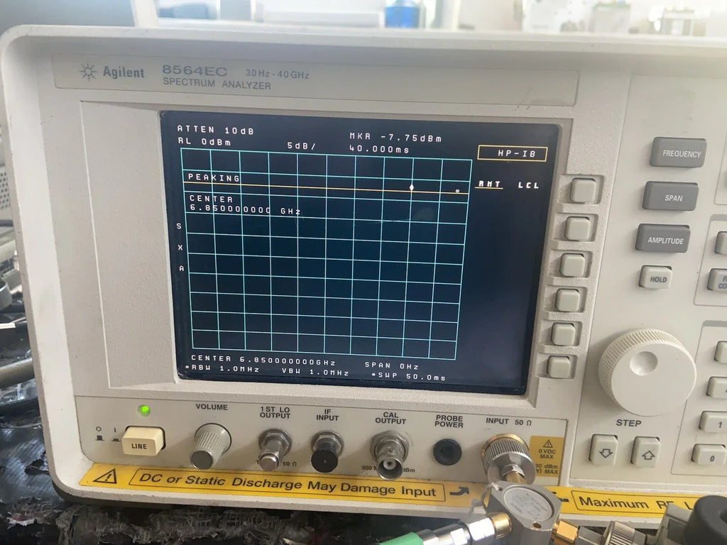 HP Agilent 8564EC Spectrum Analyzer 10 Hz to 40 GHz with Options 6,7,1,5,8 - Calibrated - ZYYKZ Test Equipment