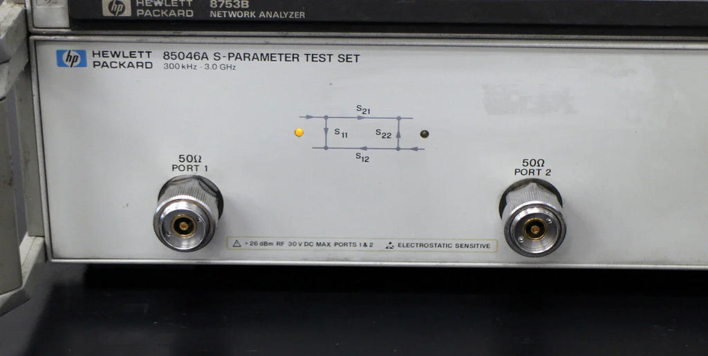 HP 8753B Network Analyzer with 85046A Test Set - ZYYKZ Test Equipment