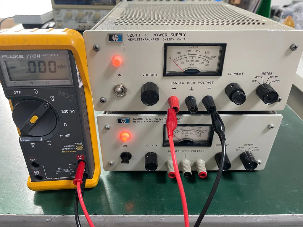 HP Agilent 6209B Precision DC Power Supply, 0-320V, 0-0.1A - ZYYKZ Test Equipment