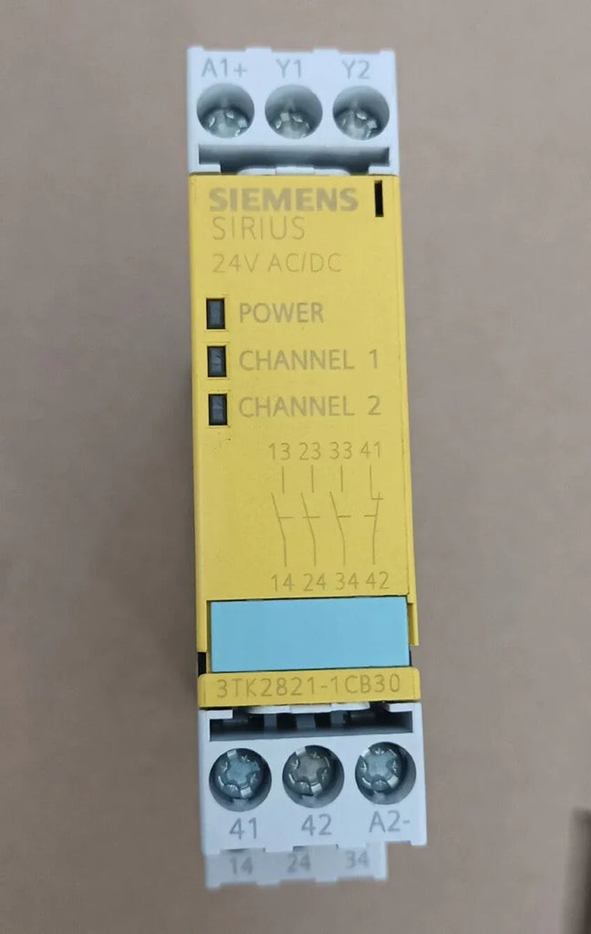 Siemens Safety Relay Module 3TK2821-1CB30 for Industrial Automation - ZYYKZ Test Equipment
