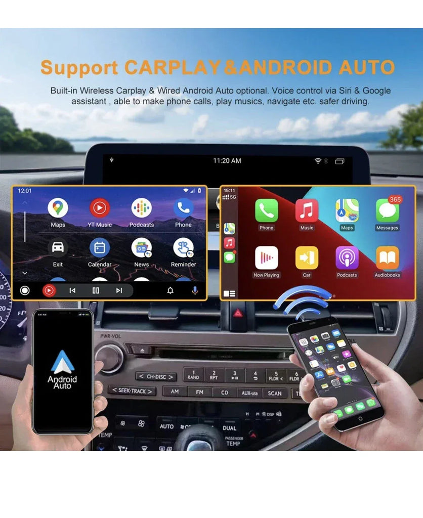 Lexus CT200 2011-2018 High Version 8.8-Inch Android 9.0 GPS Navigation System - ZYYKZ Test Equipment
