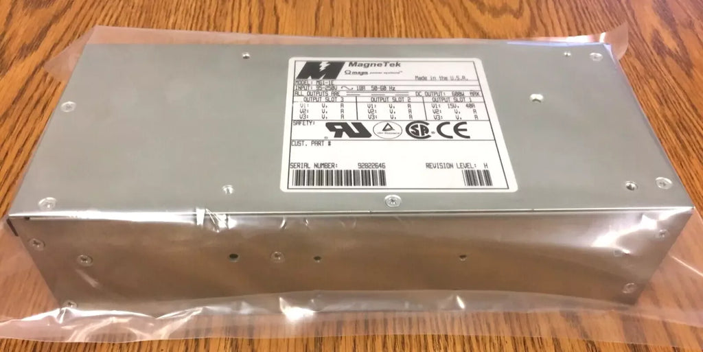 MagneTek MG1-1E AC/DC Power Supply 15V 40A, 95-250V AC Input - ZYYKZ Test Equipment