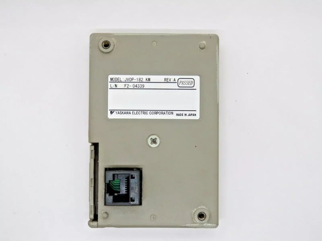 Yaskawa JVOP-182 LED Digital Operator Keypad Remote F2-04339 - Used - ZYYKZ Test Equipment