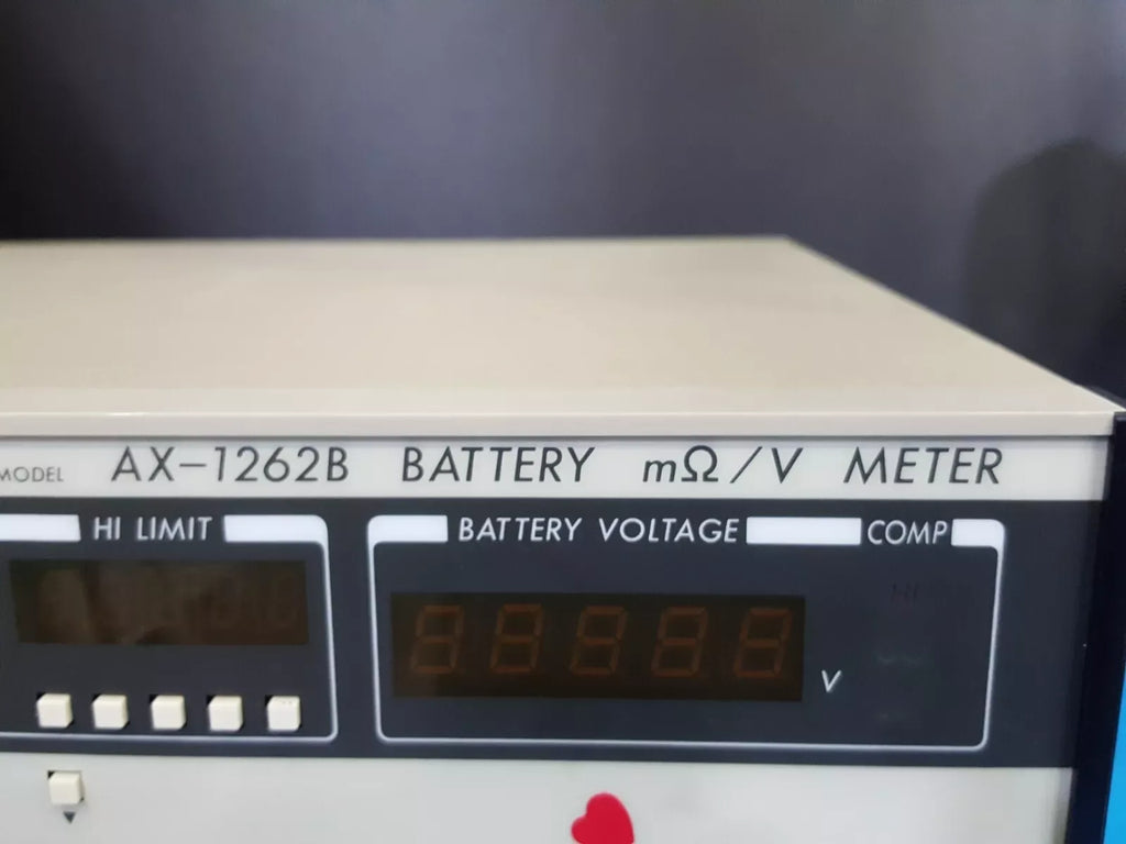 ADEX AX-1262B Battery Internal Resistance & Voltage Meter with Test Probe - ZYYKZ Test Equipment
