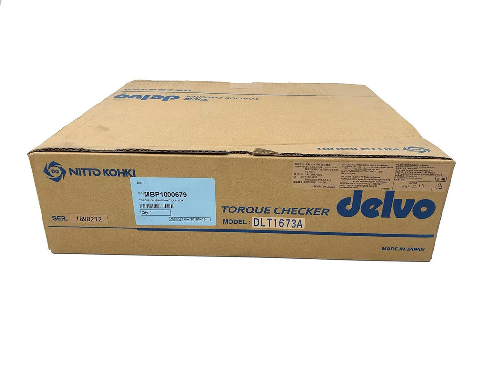 Delvo DLT1673A Torque Checker Calibration Service - Nitto Kohki - ZYYKZ Test Equipment
