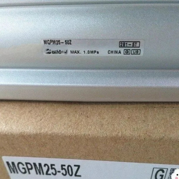 SMC MGPM25-50Z Compact Pneumatic Cylinder, 25mm Bore, 50mm Stroke - ZYYKZ Test Equipment