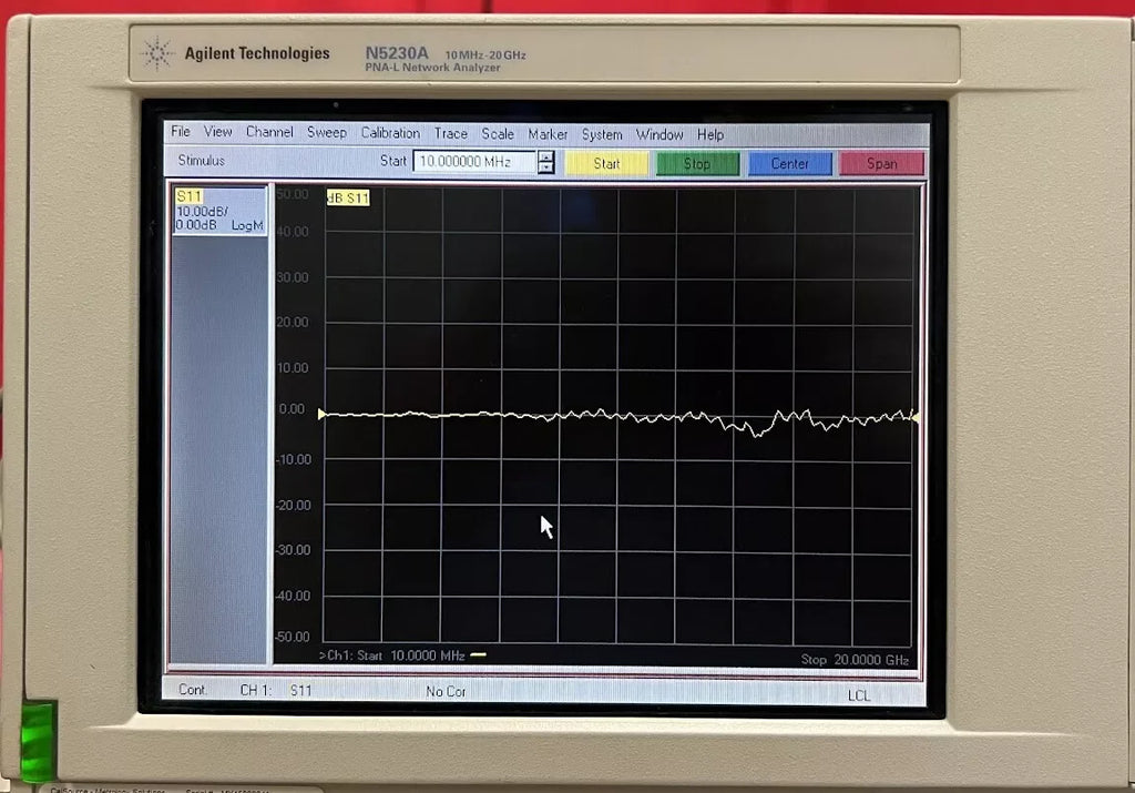 Keysight N5230A Network Analyzer 20 GHz with Opt. 220 & 010 - ZYYKZ Test Equipment