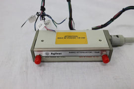 Agilent 8495G DC to 4 GHz 70dB Step Attenuator - ZYYKZ Test Equipment