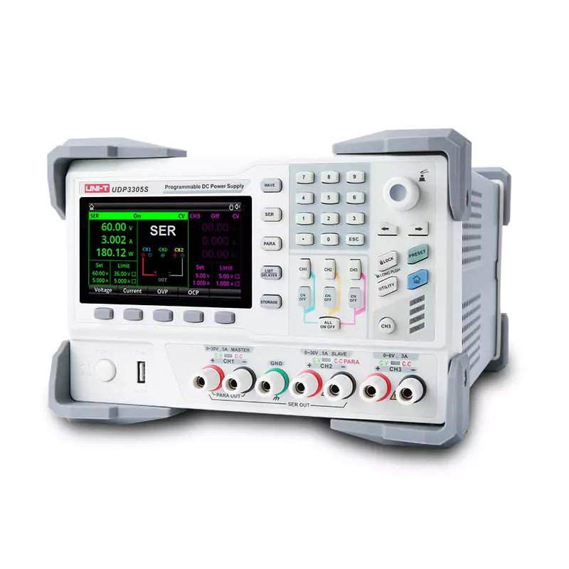 UNI-T UDP3305S-E 4-Channel 328W Advanced Programmable DC Power Supply