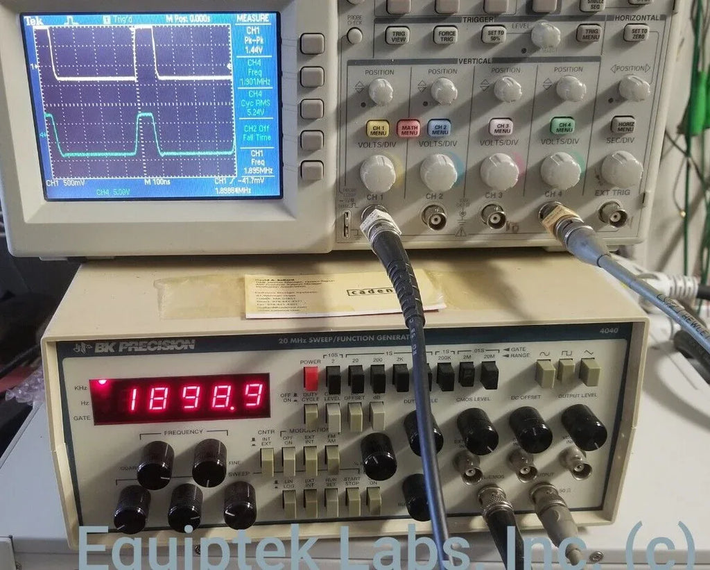 B&K Precision 20 MHz Sweep Function Generator with Variable Frequency - ZYYKZ Test Equipment