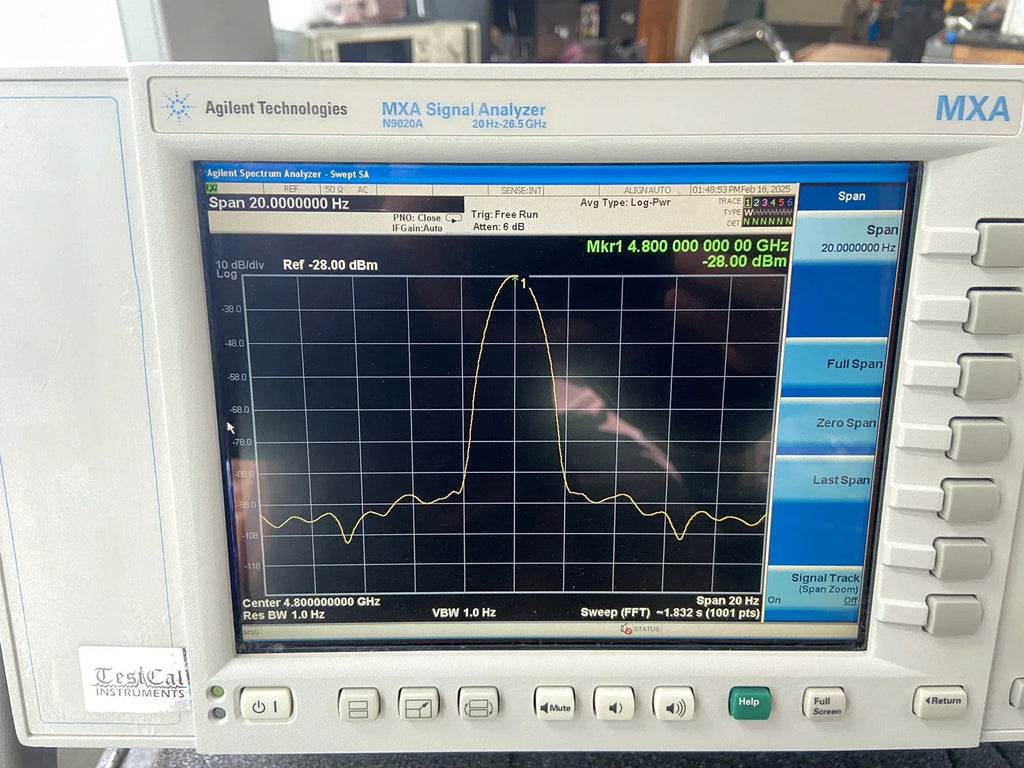 Agilent N9020A MXA Signal Analyzer, 20 Hz to 26.5 GHz, Calibrated - ZYYKZ Test Equipment