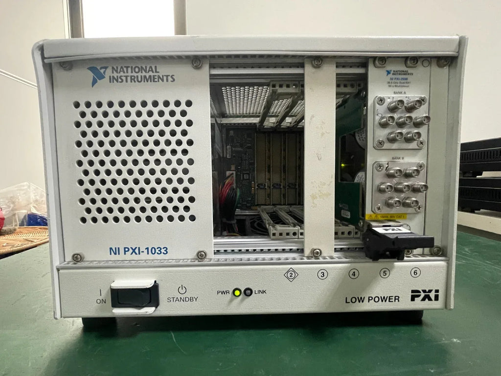 National Instruments PXI-2596 26.5GHz Dual 6X1 Multiplexer with PXI-1033 Chassis - ZYYKZ Test Equipment