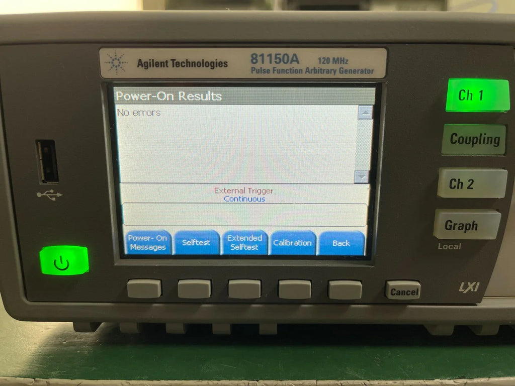 Agilent 81150A Pulse, Function & Arbitrary Waveform Generator with Option 002 - ZYYKZ Test Equipment