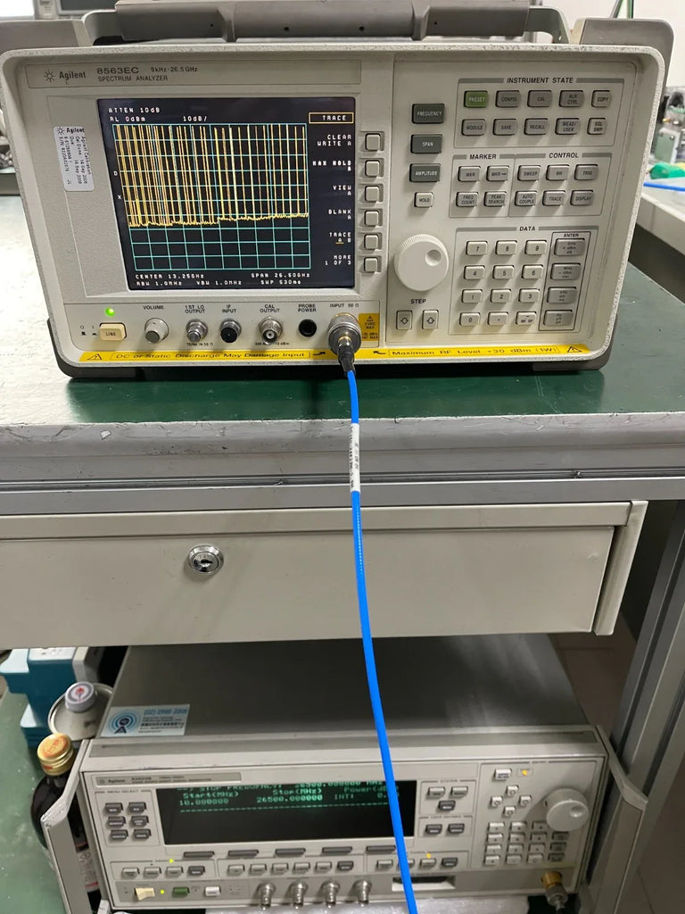 Agilent 8563EC Spectrum Analyzer 9 kHz to 26.5 GHz with Option 007 - ZYYKZ Test Equipment