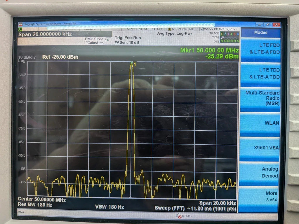 Keysight N9000A CXA 3GHz Signal Analyzer with Low Phase Noise - Calibrated - ZYYKZ Test Equipment