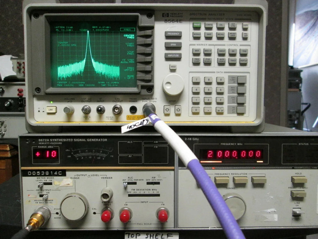 HP Synthesized RF Signal Generator - Precision Frequency Source - ZYYKZ Test Equipment