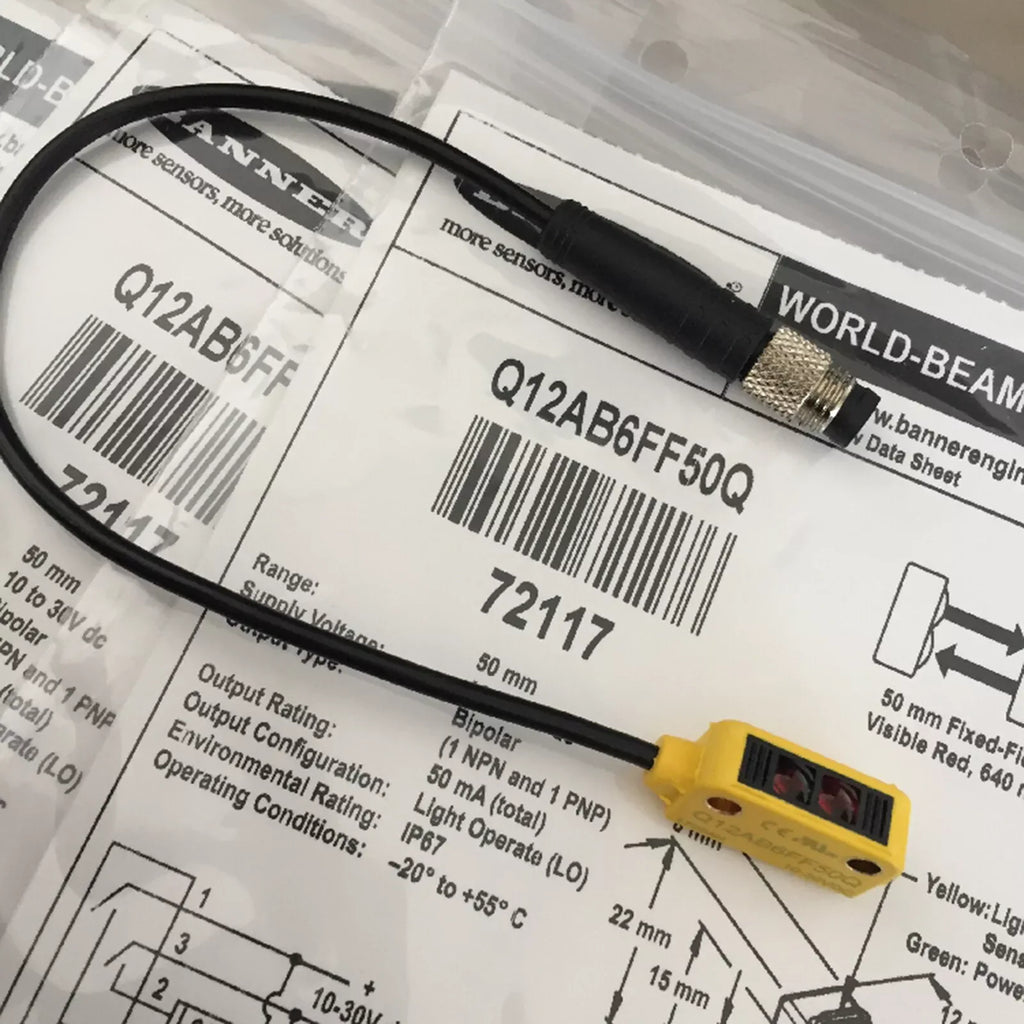 One Banner Q12AB6FF50 High-Performance Proximity Sensor - ZYYKZ Test Equipment