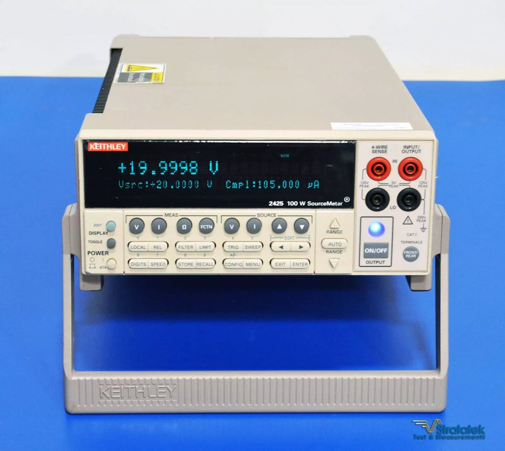 Keithley 2425 100W SourceMeter SMU - NIST Calibrated with 0.012% Accuracy