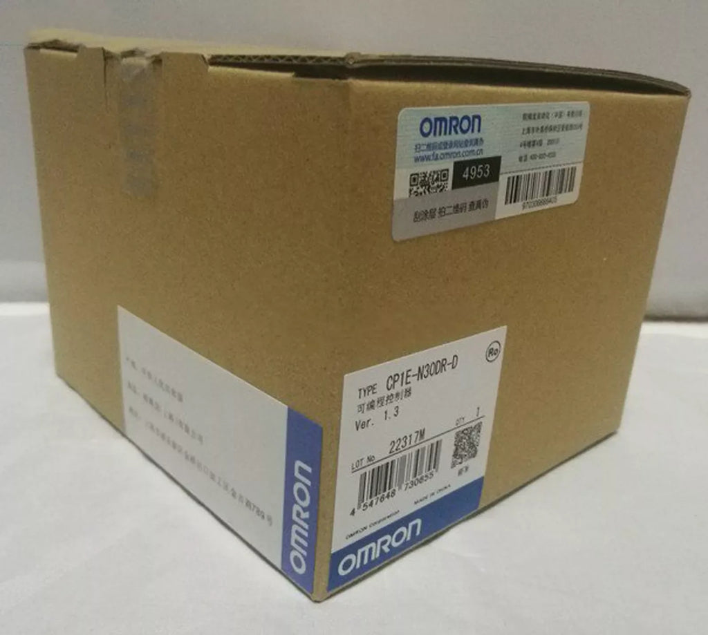 Omron CP1E-N30DR-D Compact PLC CPU Unit with 30 I/O Points - ZYYKZ Test Equipment