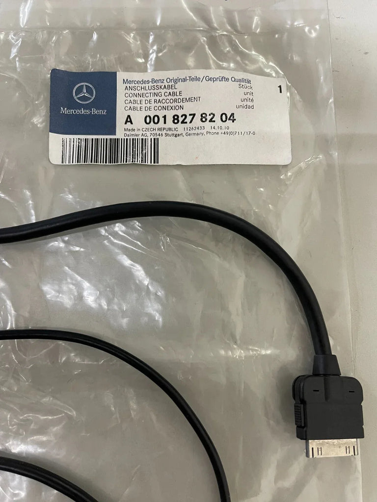 Mercedes-Benz Media Interface Cable Kit A0018278204 for iPod, iPhone 4 & USB - ZYYKZ Test Equipment