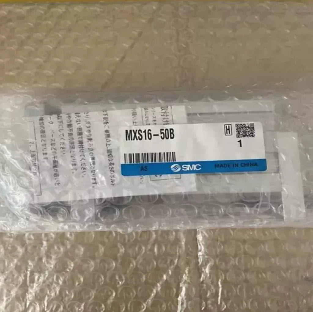 SMC MXS16-50B Pneumatic Slide Cylinder - Compact Linear Actuator - ZYYKZ Test Equipment