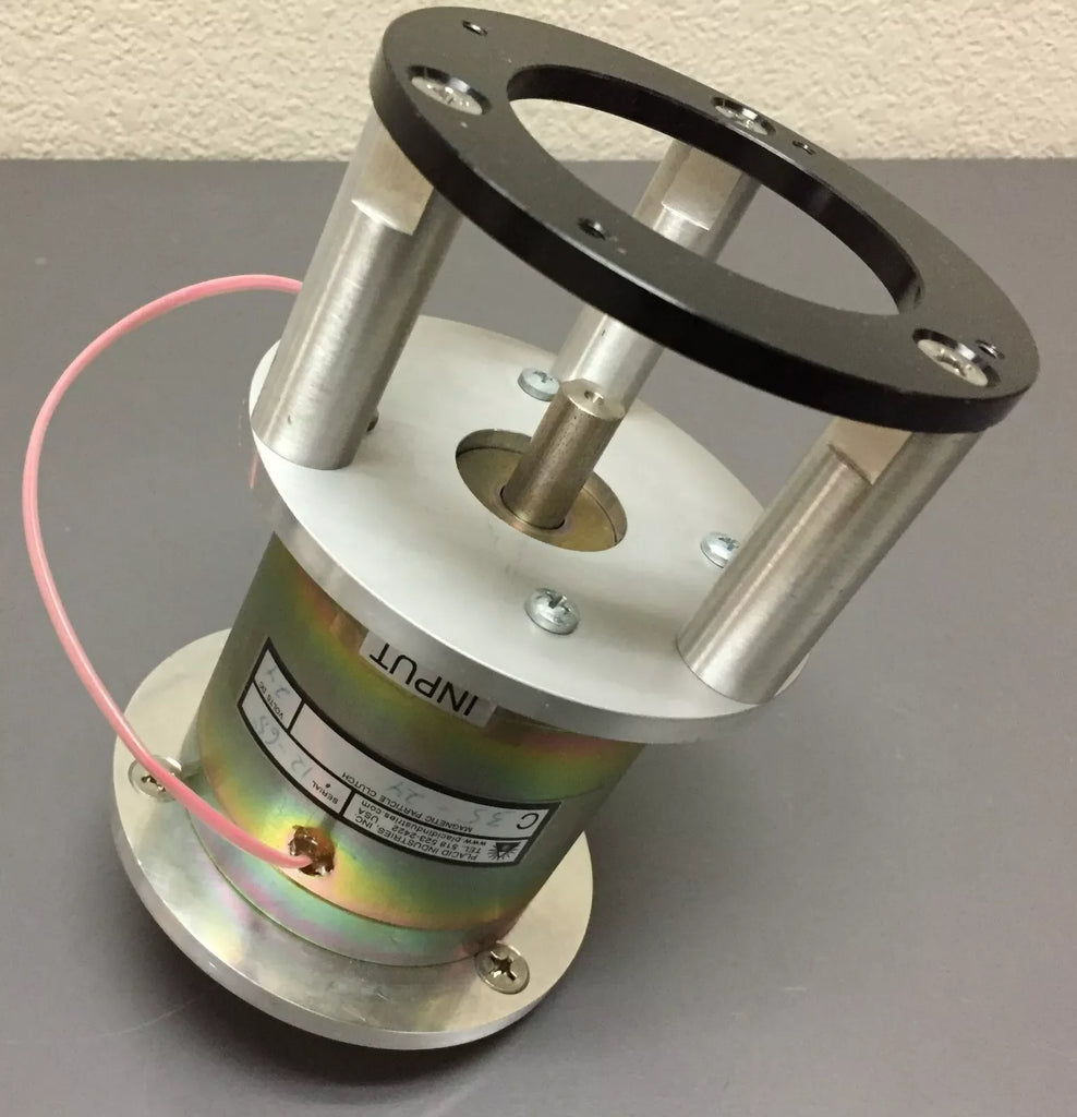 Placid Industries C35-24 Magnetic Particle Clutch with Dual-End Frames - ZYYKZ Test Equipment