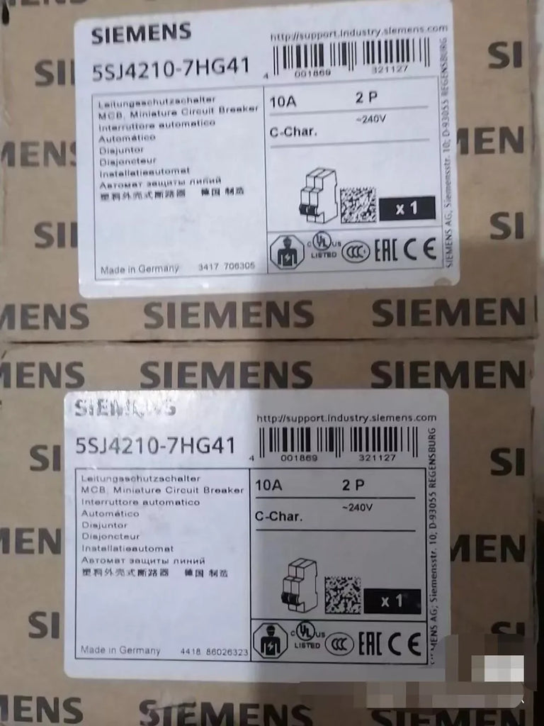 Siemens 5SJ4210-7HG41 Molded Case Circuit Breaker - ZYYKZ Test Equipment