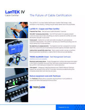 Load image into Gallery viewer, Trend Networks FiberTEK IV Series Fiber Data Cable Meter