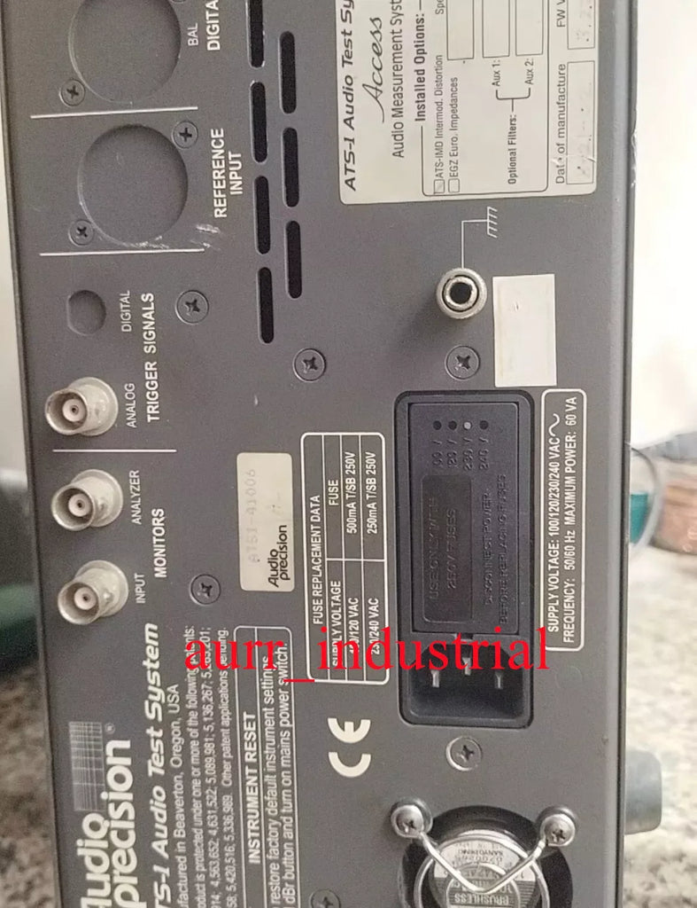 AP ATS-1 Audio Analyzer - ZYYKZ Test Equipment