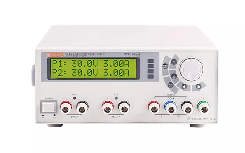 ODA OPE-1201Q Linear Programmable DC Power Supply - 2 Channel, 120V, 1A, 240W