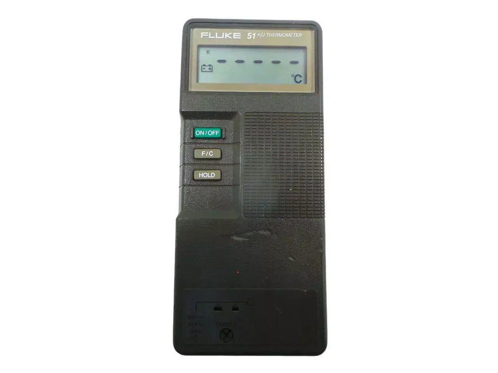Fluke 51 K/J Thermometer - Precision Temperature Measurement with K/J Thermocouples - ZYYKZ Test Equipment