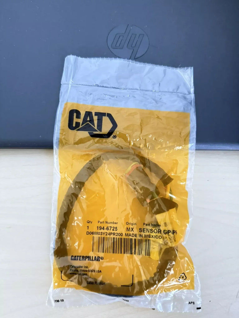 CAT 194-6725 1135 kPa Steel Pressure Sensor - Genuine OEM - ZYYKZ Test Equipment