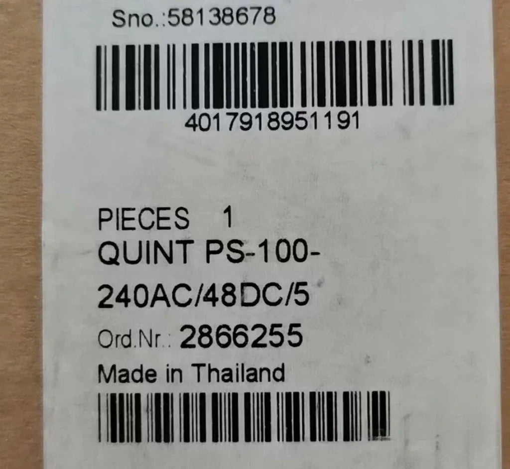 Phoenix Contact QUINT-PS-100-2 Industrial Power Supply Unit 100W - ZYYKZ Test Equipment
